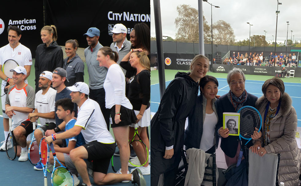 写真：リビエラテニスクラシックの様子