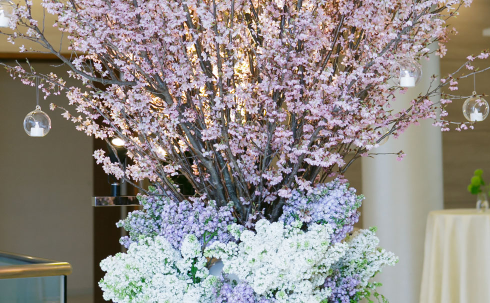 写真：花の装飾