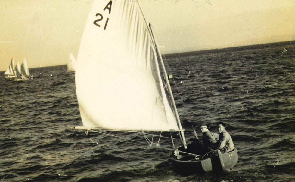 写真：ヨット事始めのころ
