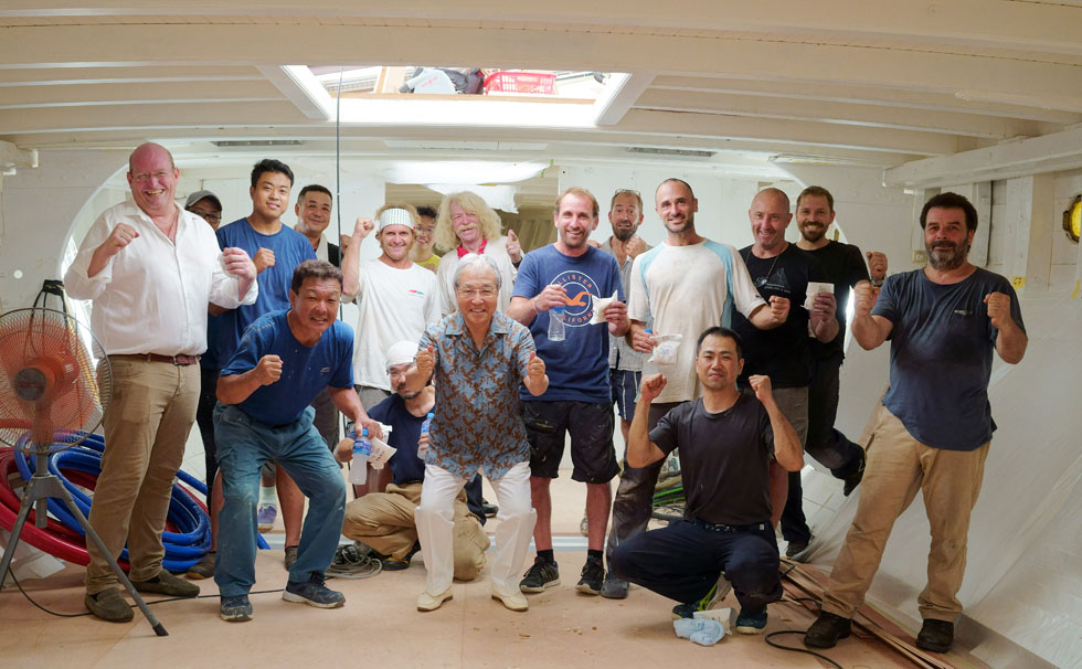 写真：シナーラ修復チーム