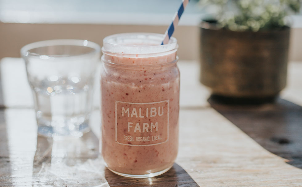 写真:オーガニックレストラン ドリンク