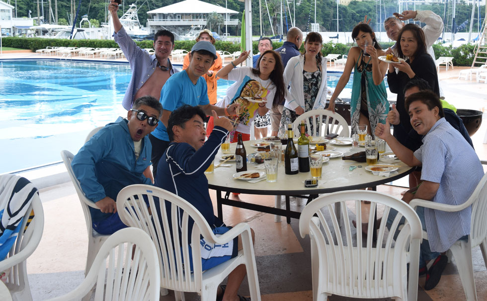 写真：BBQの様子