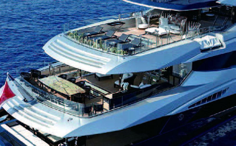 写真：スーパーヨット