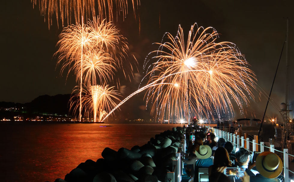 写真：鎌倉花火大会