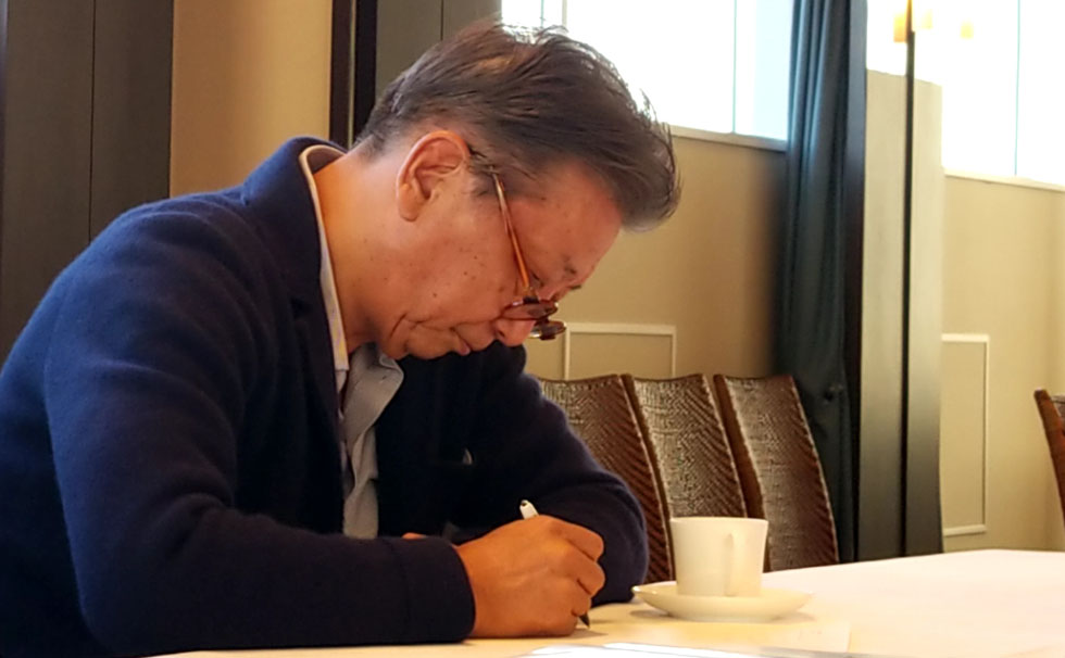 写真：伊集院静氏