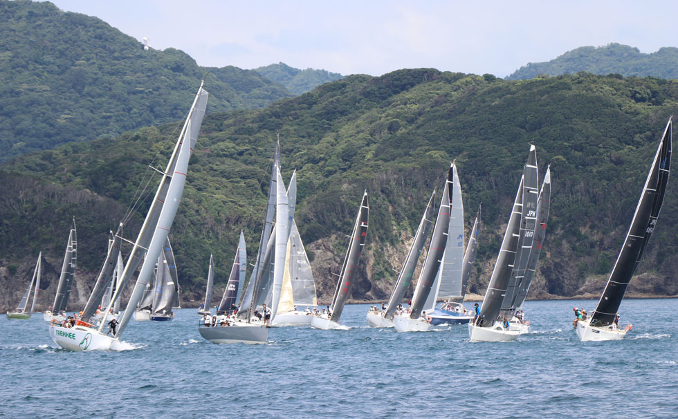 写真:ヨットレース