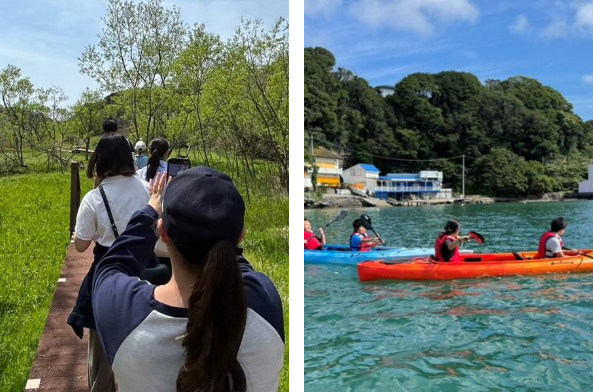 写真：海洋キャンプの様子