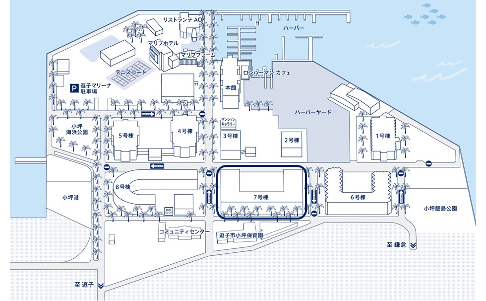 写真：購入物件　マップ　7号棟