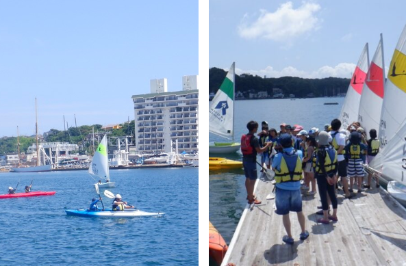 写真：海の学校の様子