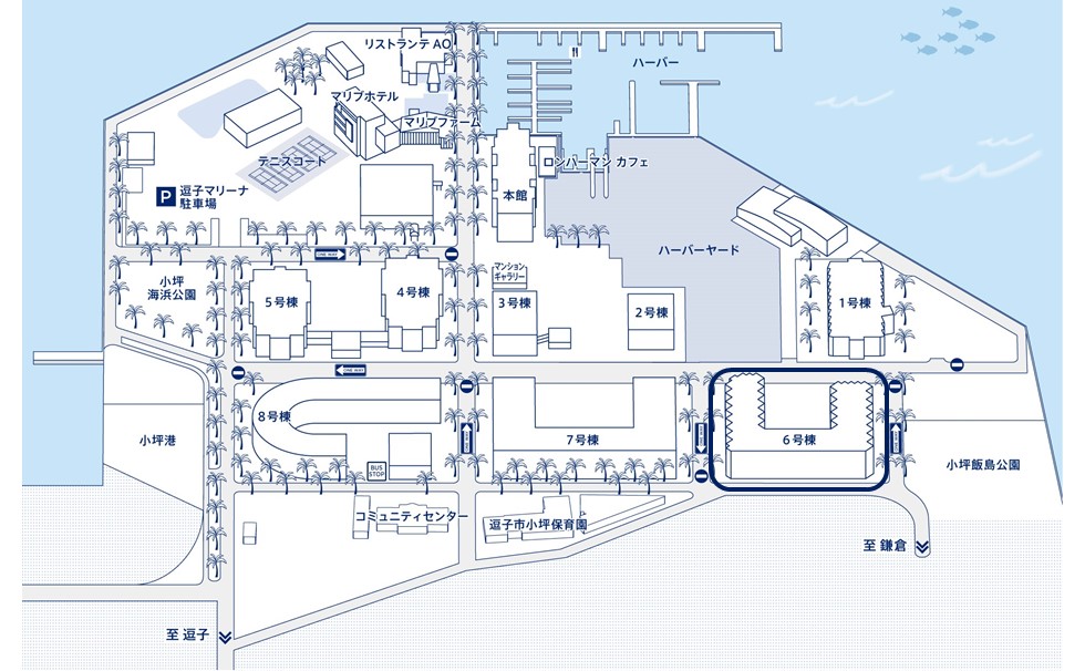 写真：購入物件　マップ　6号棟