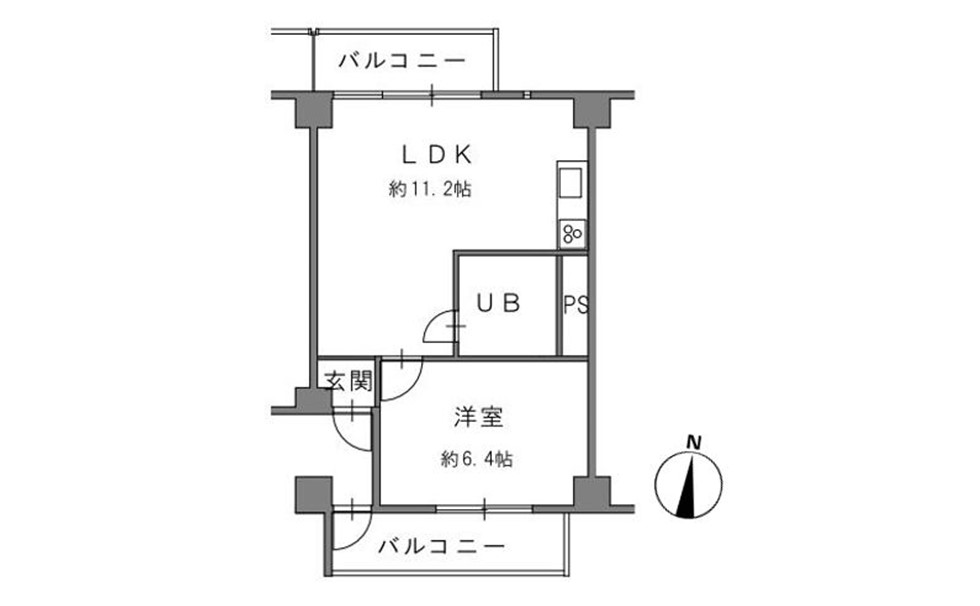 写真：C棟　８階　シーボニアマリーナ 間取り図