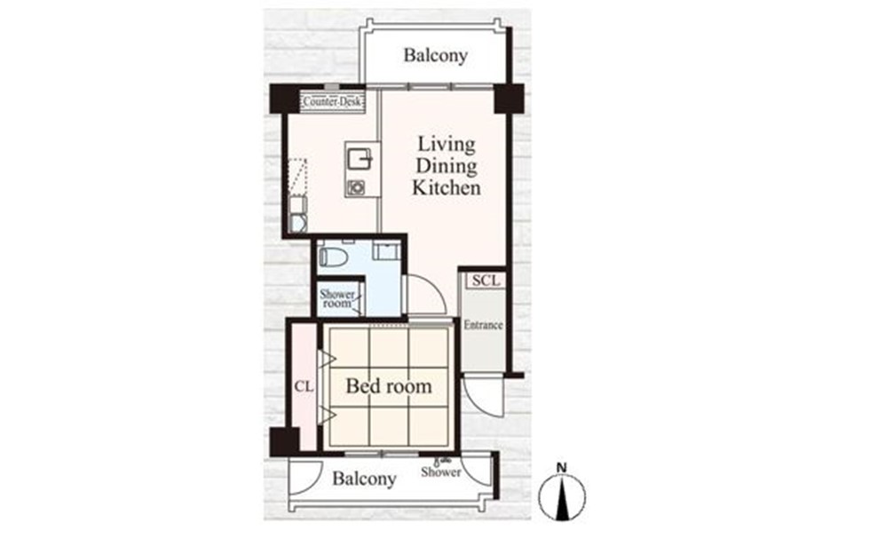 写真：A棟　2階　シーボニアマリーナ　間取り図