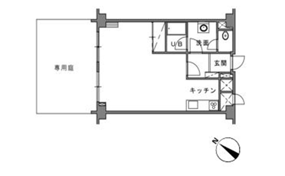 写真：7号棟　1階　間取り図　逗子