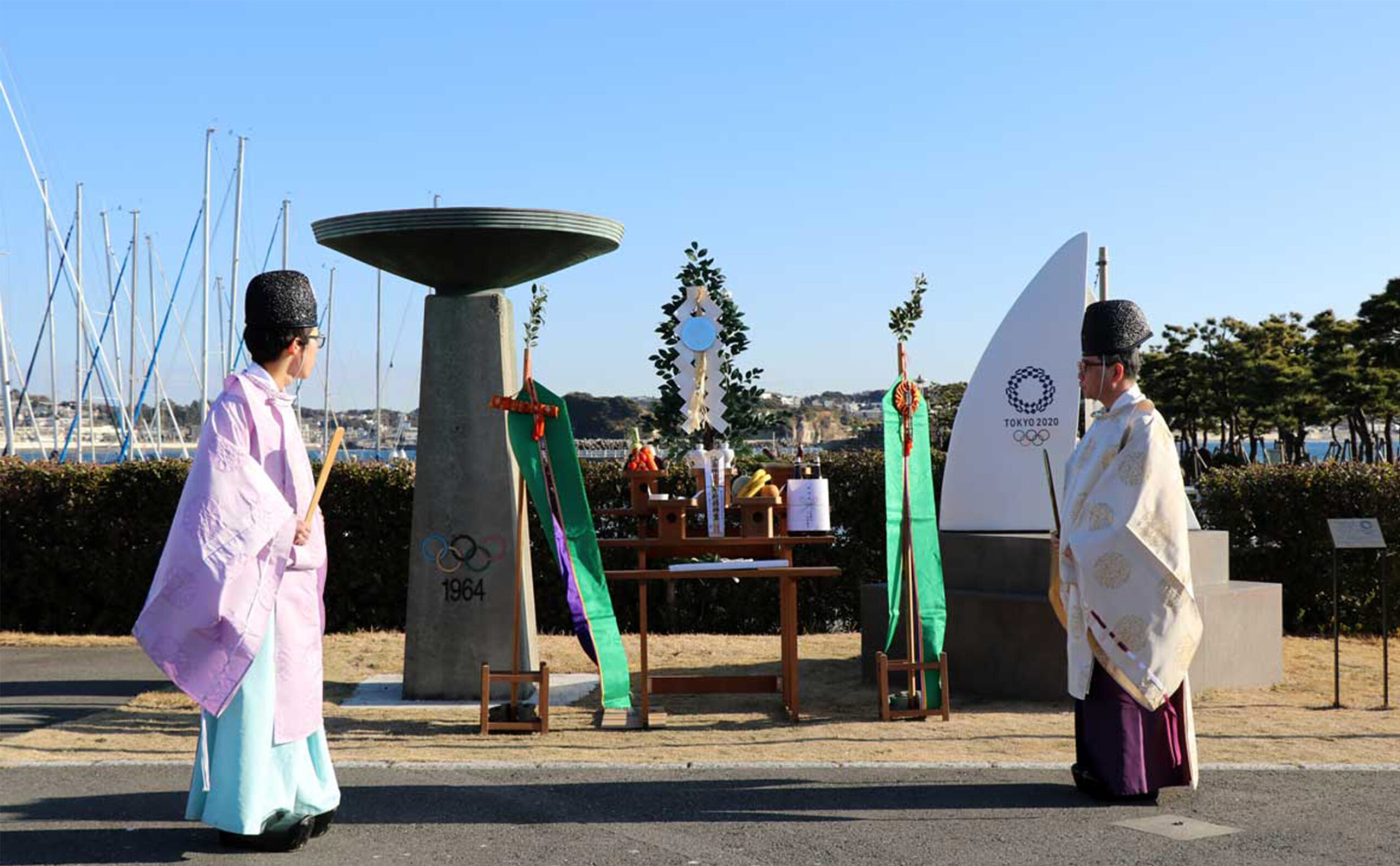 写真：江ノ島　新春海上安全祈願祭