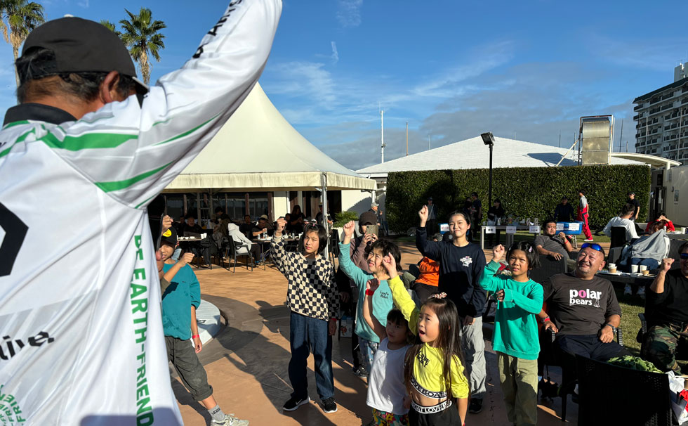 写真：フィッシングマスター 2024 ハギの様子