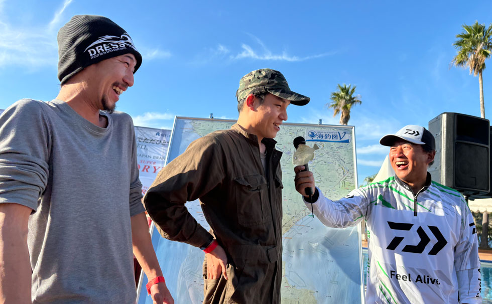 写真：フィッシングマスター 2024 ハギの様子