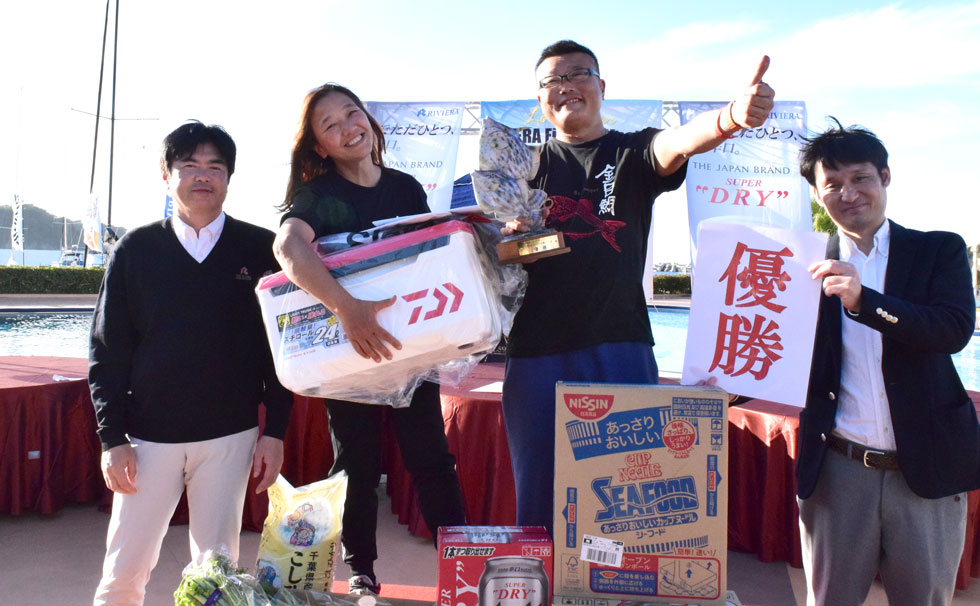 写真：フィッシングマスター 2024 ハギの様子