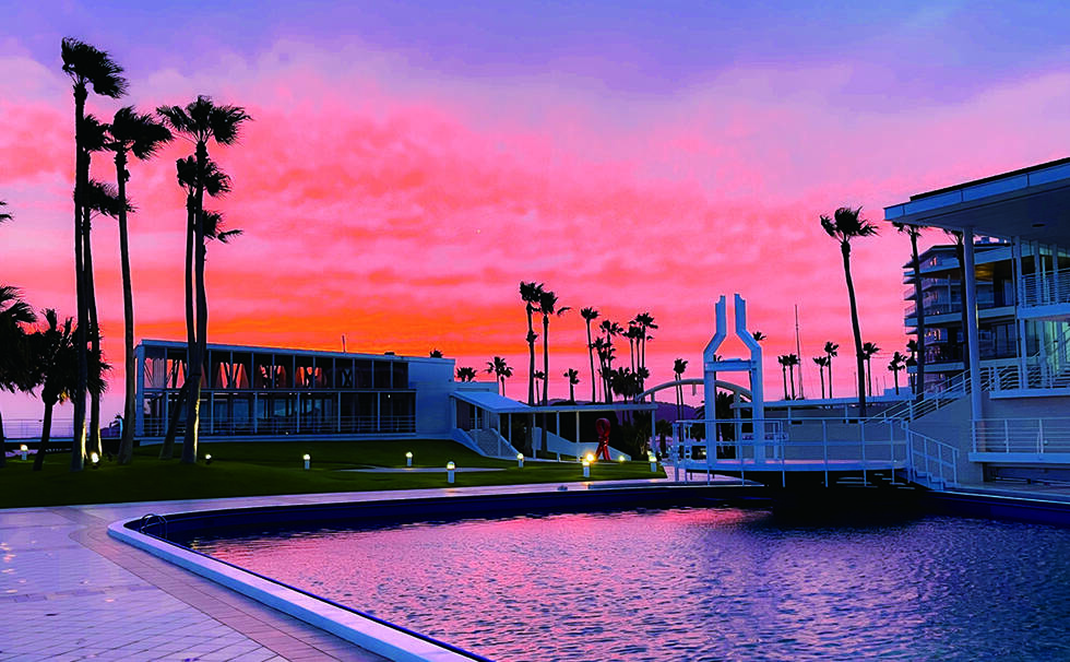 写真：プールサイド