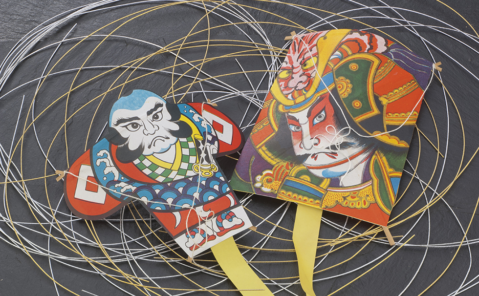 写真：凧づくり体験