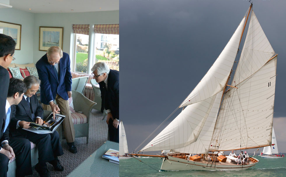 写真:デビッド・エイシャー氏の愛艇「タリア」