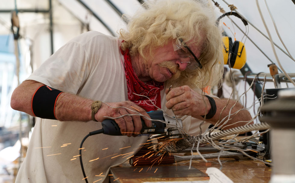 写真：作業の様子