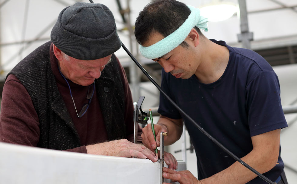 写真：作業の様子