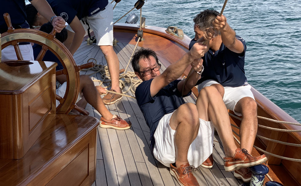 写真：クルーたち