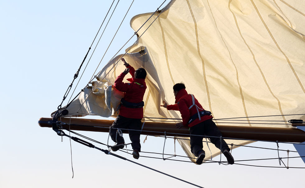 写真：クルーたち