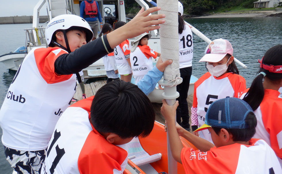 写真：Jr. Yacht Clubの様子