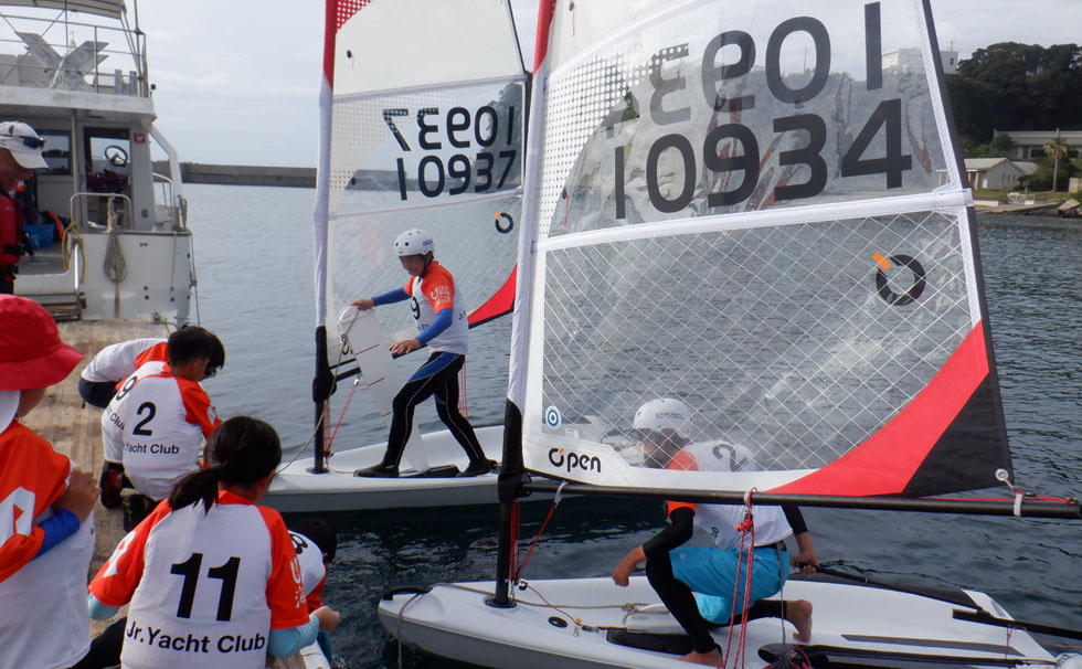 写真：Jr. Yacht Clubの様子