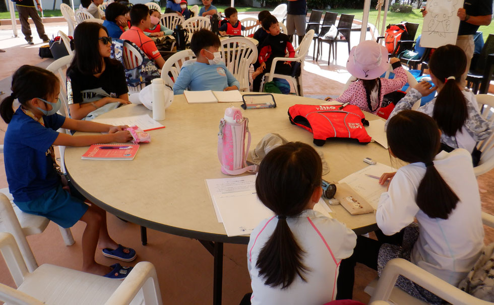 写真：Jr. Yacht Clubの様子