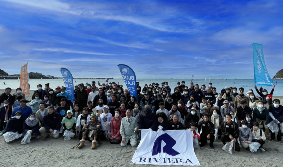 写真：リビエラ湘南ビーチクリーン