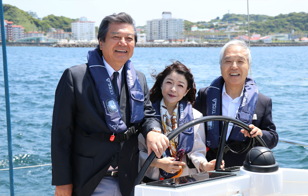 写真：SWAN58進水式