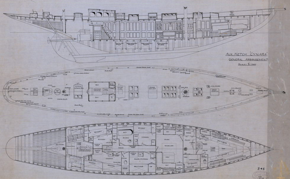 写真：ｼﾅｰﾗ　設計図