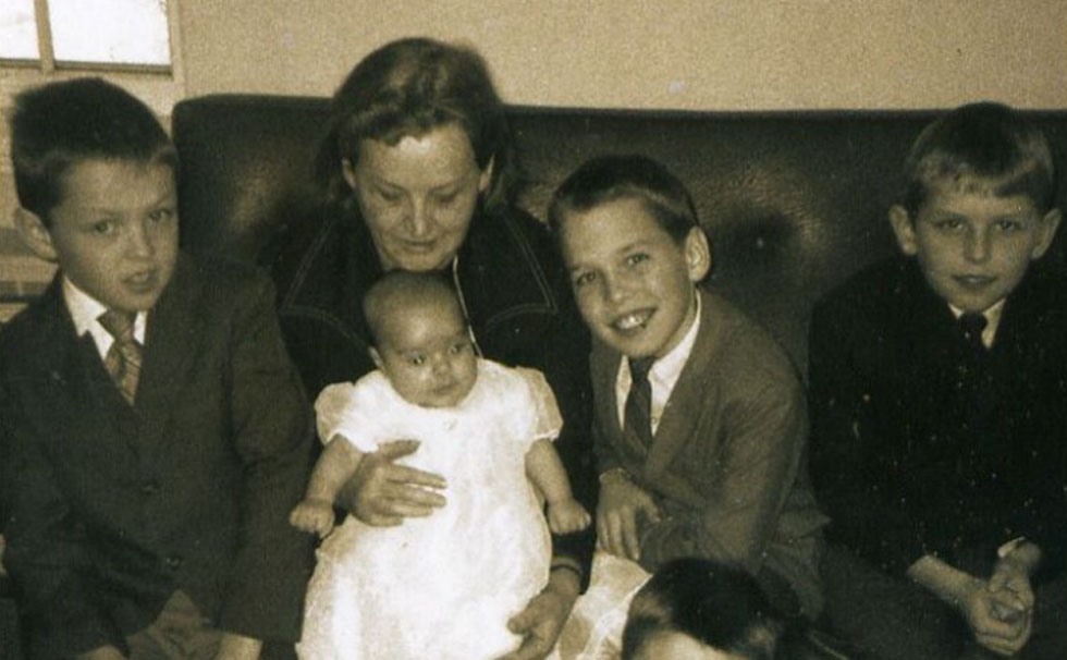 写真：ジム・リチャーソン氏　幼少期