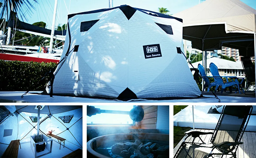 写真：テントサウナ