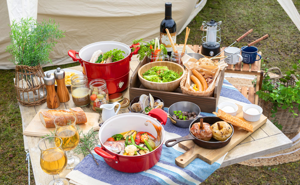 写真：「MALIBU FARM カマクラテラス」限定ホットポットメニュー