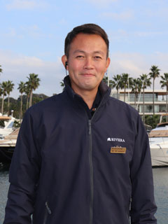 写真：リビエラ逗子マリーナ　マネージャー　高林裕行