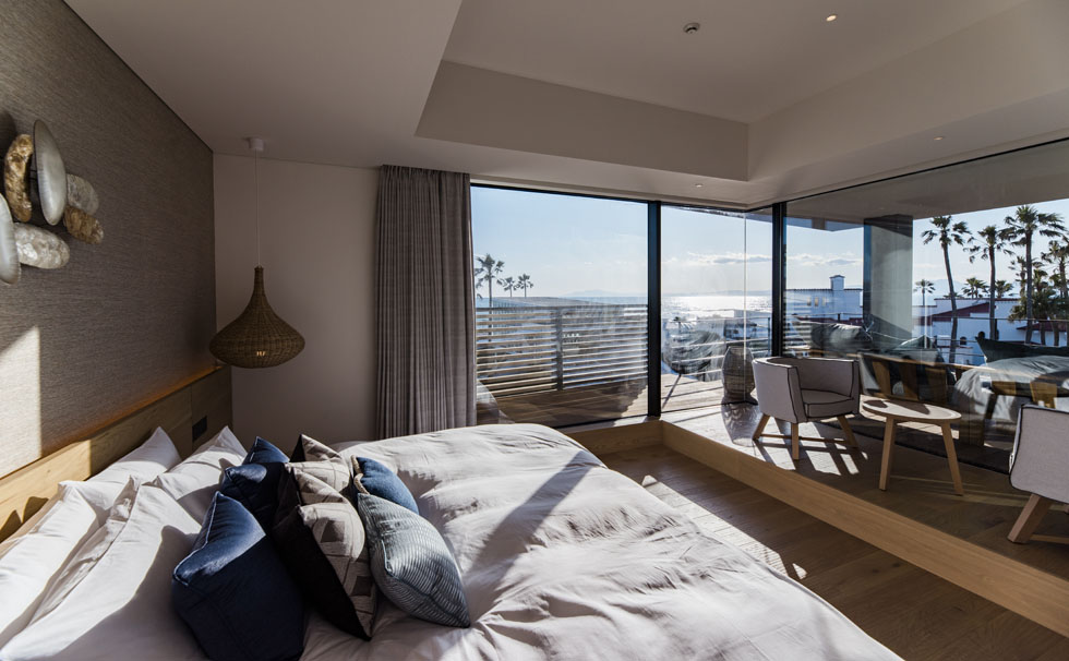 写真：MALIBU HOTEL　ベッドルーム