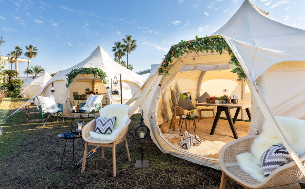 写真：ラグジュアリーテント