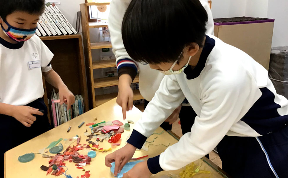 写真:湘南学園小学校3年生