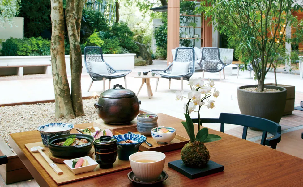 写真：「茶寮リビエラの庭」開業