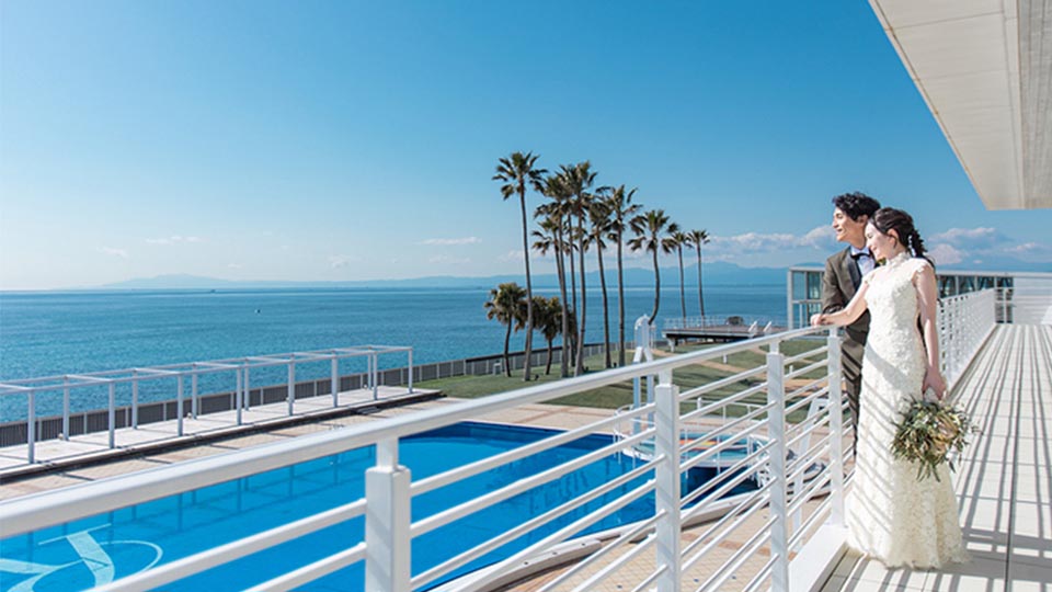 写真：リビエラ逗子マリーナ フォトウェディング