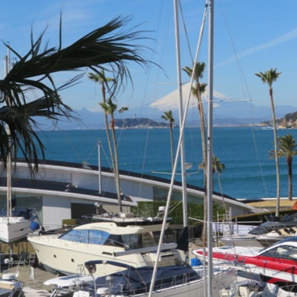 写真：逗子マリーナ2号棟眺望