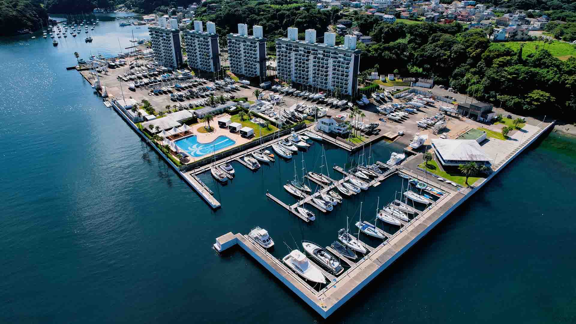 写真：リビエラシーボニアマリーナ 空撮