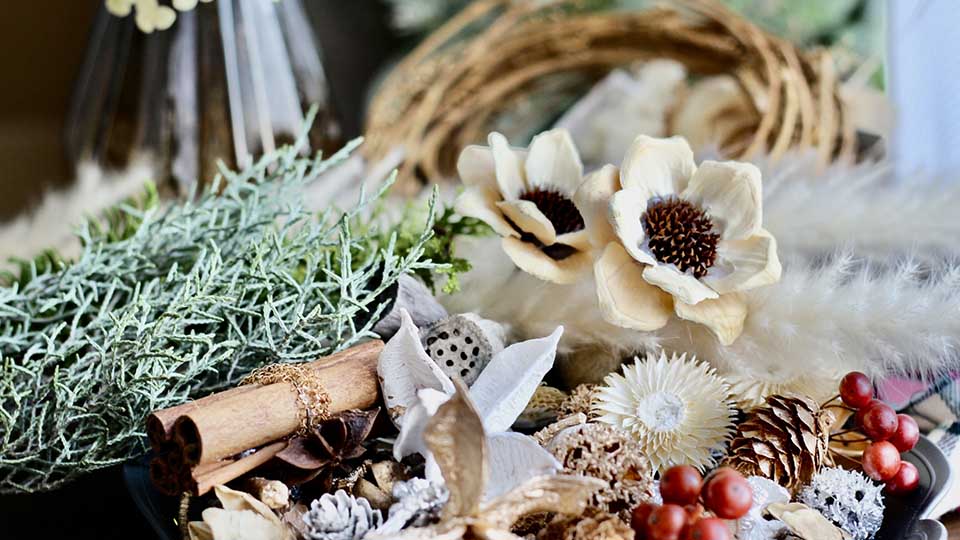 写真：クリスマスリース