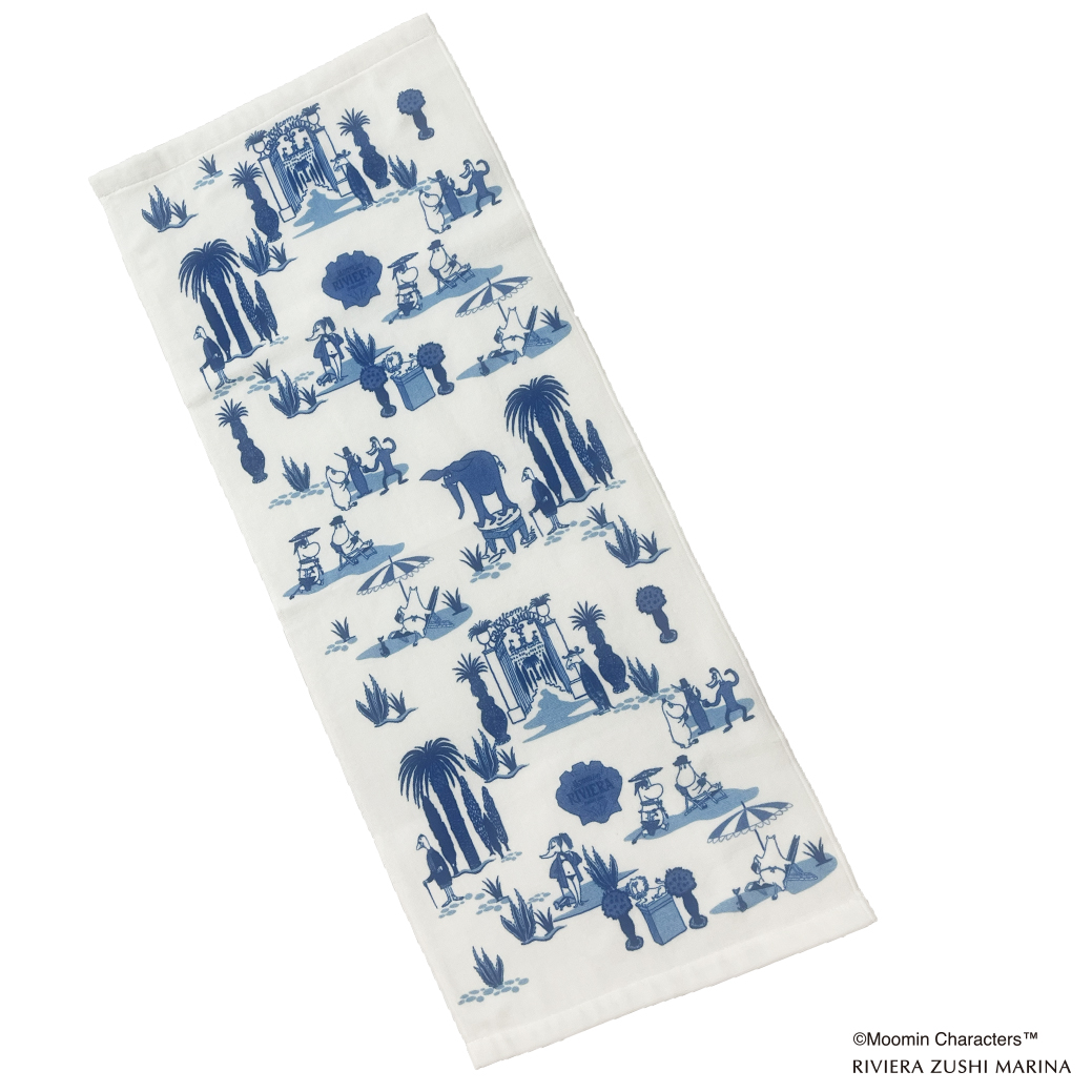 画像：ムーミン フェイスタオル